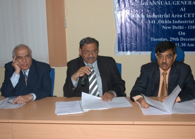 The 3rd Annual General Meeting, Tuseday 29th Dec., 2009 at 11.30 AM at CETP, Okhla Ph-I 